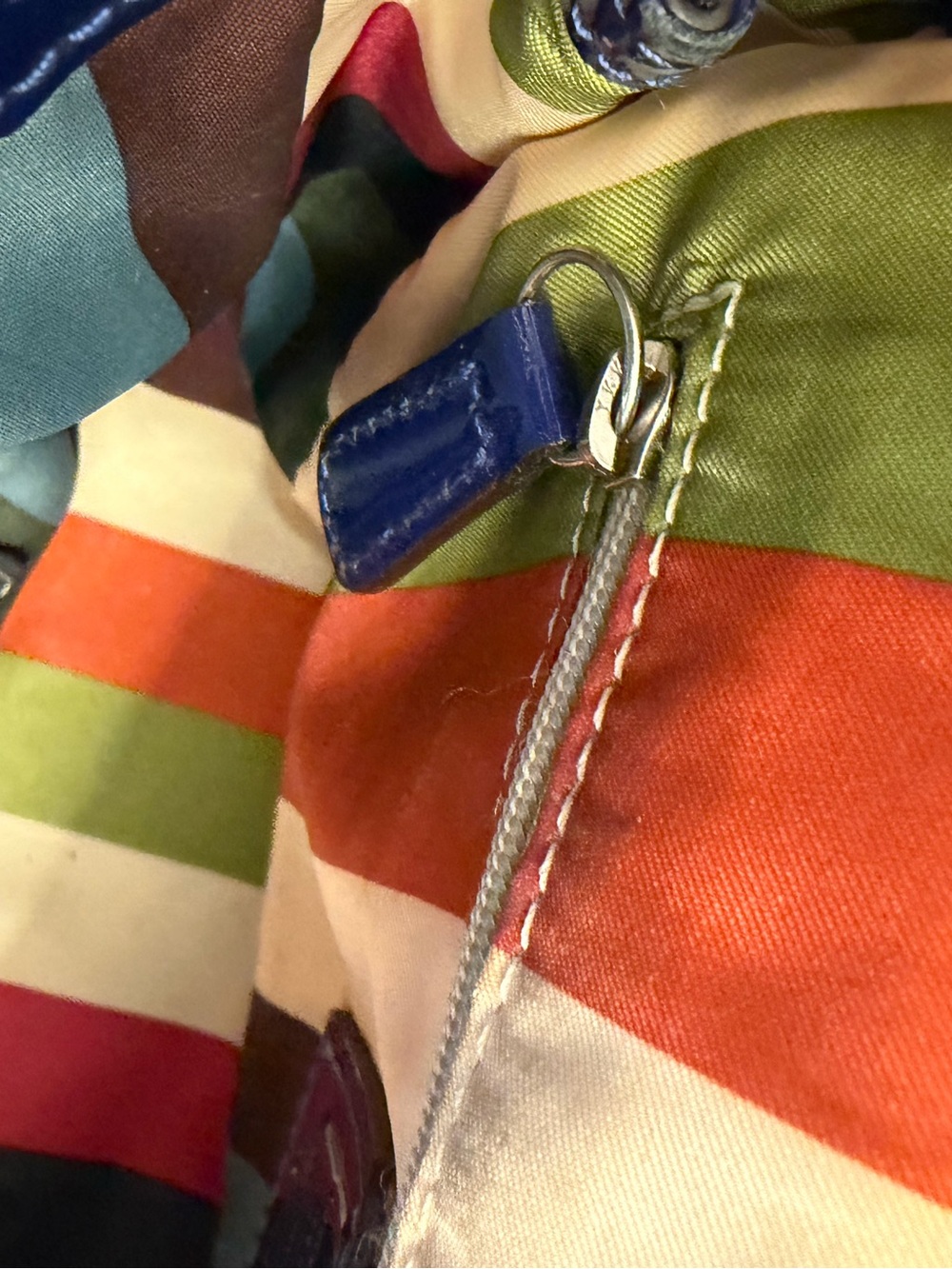 Coach Legacy Willis Bag in Cobalt Blue/Midnight Blue - Picture 13 of 16